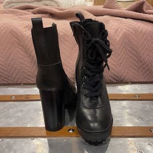 Steve Madden Combat Heeled Booties
